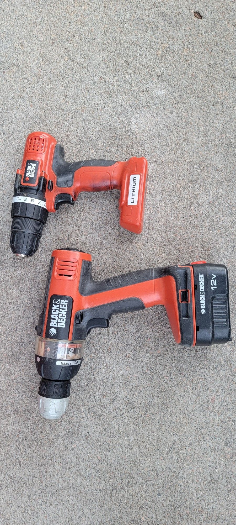 Black&Decker Cordless Drills (2)