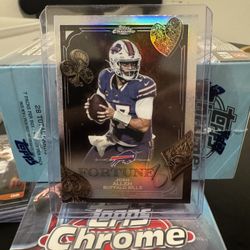 Josh Allen Fortune Refractor Topps 2025 