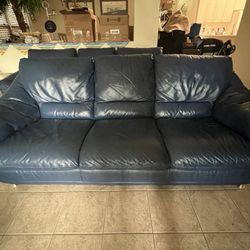 Genuine Leather Couch