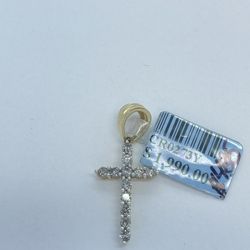 New Diamond Cross Pendant 