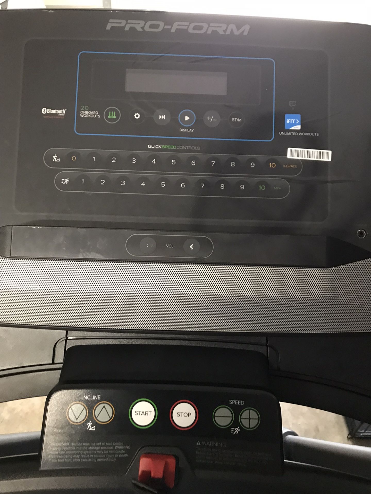 Pro Form Treadmill