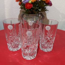Princess House/ 4 Highlights Collection Water Glasses