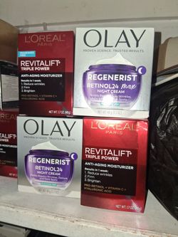 Loreal & olay face cream