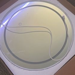 ✨ Brand New Round LED Smart Mirror – USB Powered 