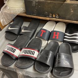 5 Pairs Of Mens Slides