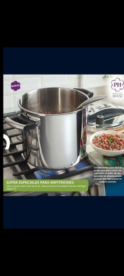 OLLA APRECION SIERRA FACIL DE 10 QT CLÁSICA DE ACERO INOXIDABLE PRINCESS HOUSE 🌻