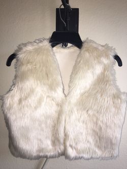 Faux fur vest