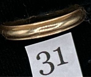 Gold Keepsake band for her