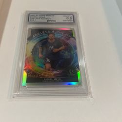 Messi Topps refractor 8.5