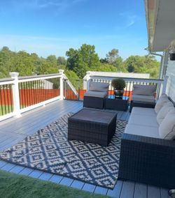 Outdoor Section with tables