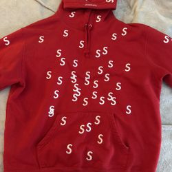 supreme Embroidered S hooded sweatshirt