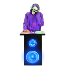 SKELETON DJ HALLOWEEN DECORATION