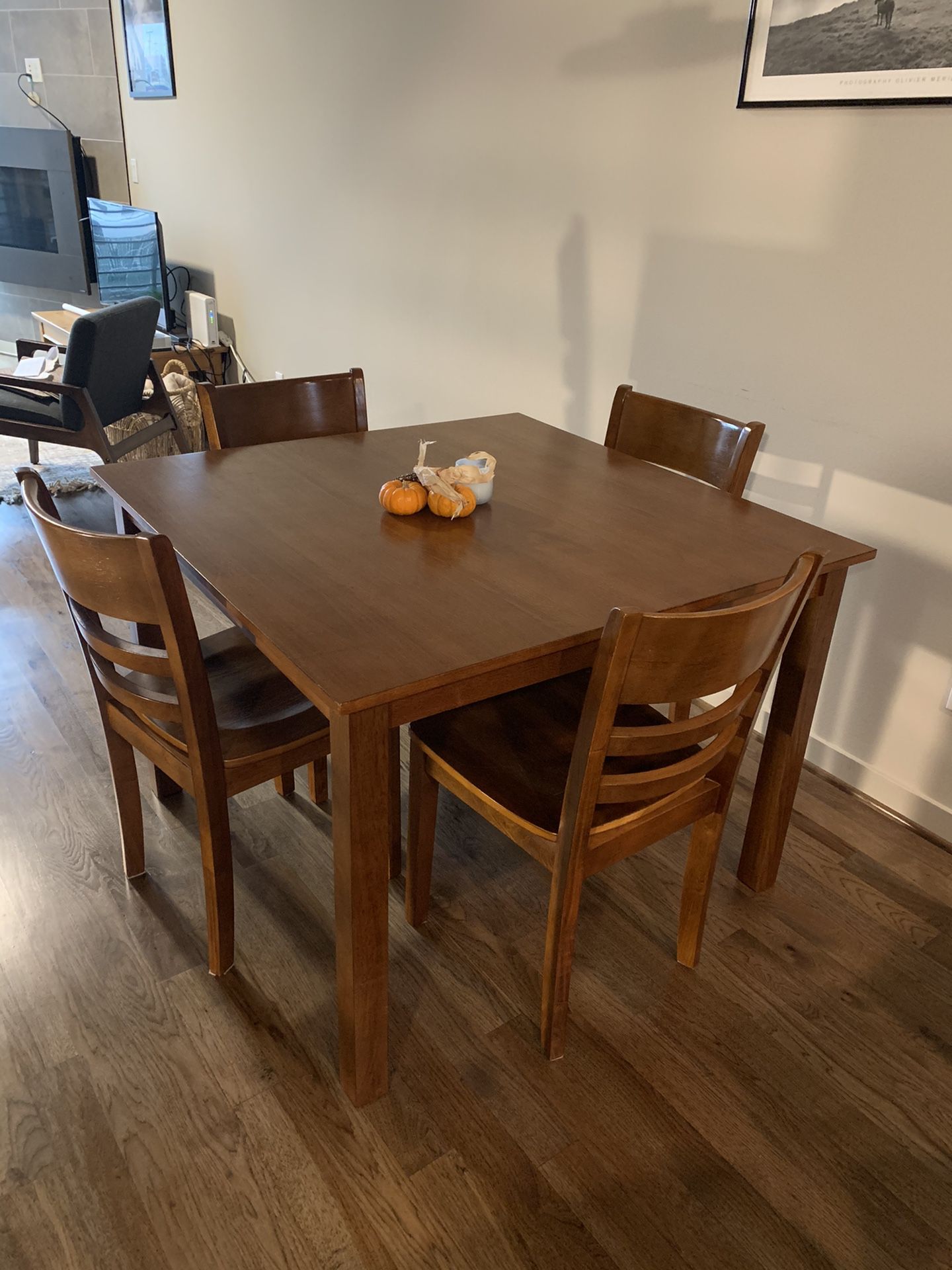 Kitchen dining table set with chairs
