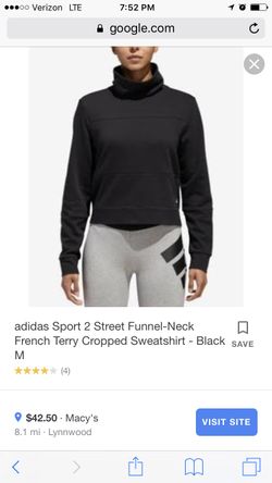 Adidas small sweatshirt womens