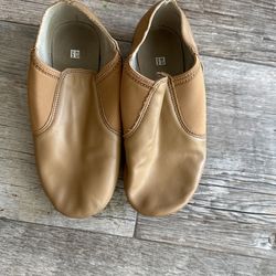 Girl Tan Jazz Shoes 13.5