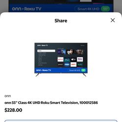 55 Inch Onn Tv