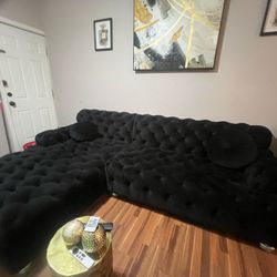 black couch