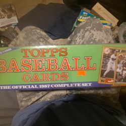 1987 Topps Baseball Complete Set 792 Cards Factory Sealed