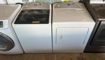 Kenmore Washer and Dryer Set Electric White Very Quiet
