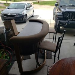 Bar and bar stools