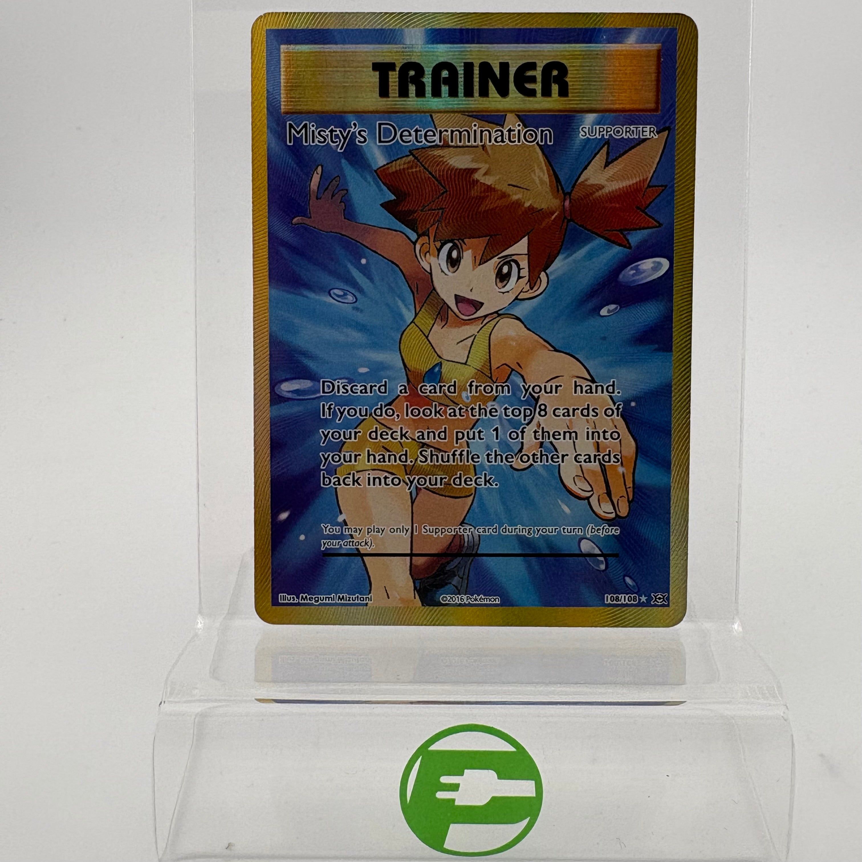 Pokémon TCG Evolutions Misty's Determination 108/108 English