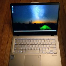 Fast! Asus 14" Touchscreen 2 in 1 Laptop/Tablet Intel Quad Core i5-8250U 1.6/3.4 GHz Turbo 8 GB Ram 1000 GB HD 1080P Full HD Webcam HDMI USB C Win 10