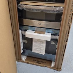 Brand new GE Profile wall oven with built in microwave combo 