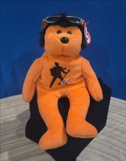 ty Beanie Babies "Beanie House Rock" Elvis Presley 8" Bear 2008