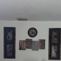 Safari Themed Wall Pictures 