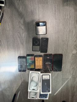 iPhone lot For parts or repair