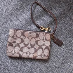Coach Wool Wristlet