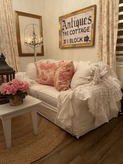 Pottery Barn Slipcover Couch Sofa