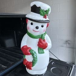LARGE Snowman Blow Mold 