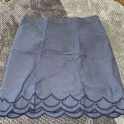 Talbots Blue Skirt 