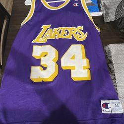 Authentic Shaquille O’Neal Laker Jersey 
