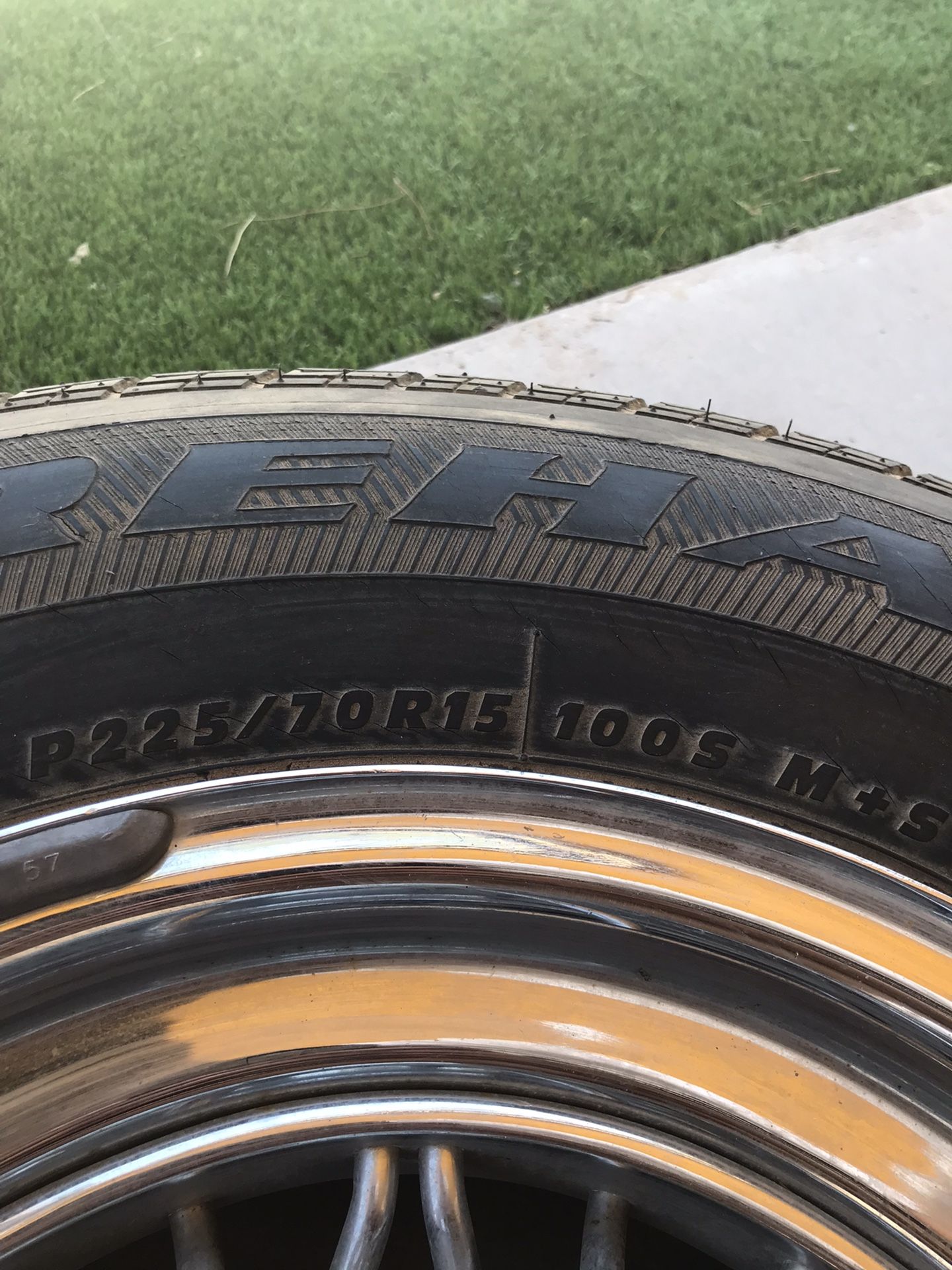 Set of Stagger Wheel and Tires for Sale in El Paso, TX OfferUp