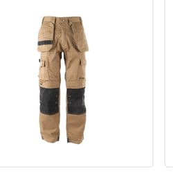 Dewalt Men's 40" Wx 31" L Tan Work Pant