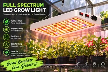 Full Spectrum LED Grow Light 90W Brand New