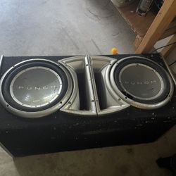 12 Inch Speakers And Amp