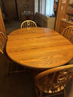 Dining Table, 4 Chairs