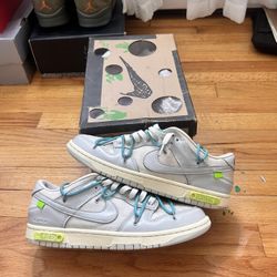 Nike Dunk Off white lot 2/50 Size 9👟 OG ALL✅ $90💰