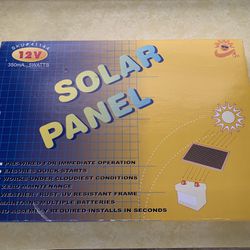 Solar Panel 41144 - 12-volt 5-watt Amorphous Silicon Solar Module