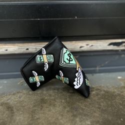 Flying money putter headcover 