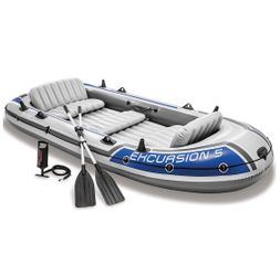 5 Person Heavy Duty Inflatable Boat With Oar and Pump