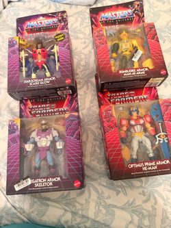 Masters of the Universe x Transformers Action Figure Set of 4