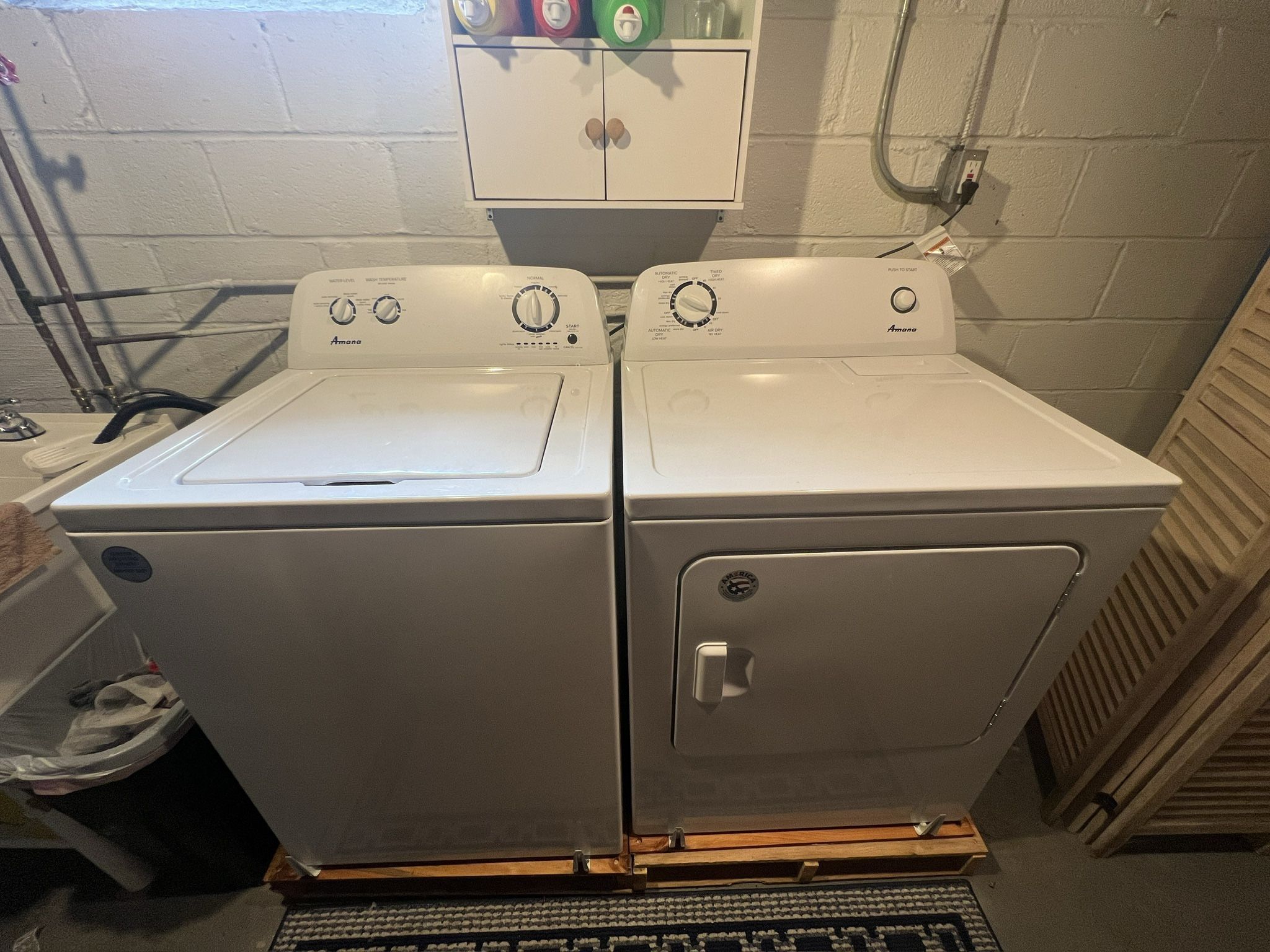 Washer and Gas Dryer