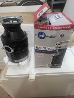  Badger Series In Sink Erator Garbage disposal  1/2;HP DURA DRIVE REPLACEMENT/RENTAL HOME