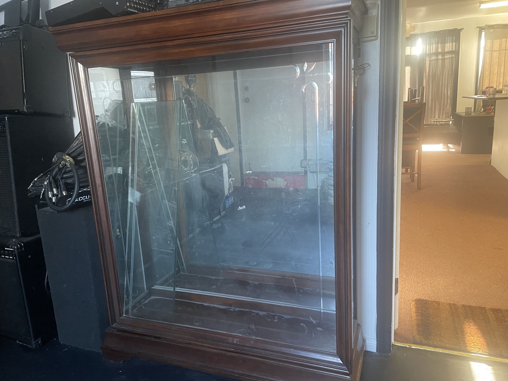 Display Wood Cabinet