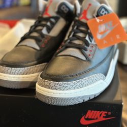 Jordan 3 Black Cement Size 13