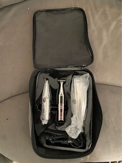 ConairMAN 3-in-1 Chrome Hair Clipper Includes Battery Operated Detail Trimmer and Ear and Nose Hair Trimmer